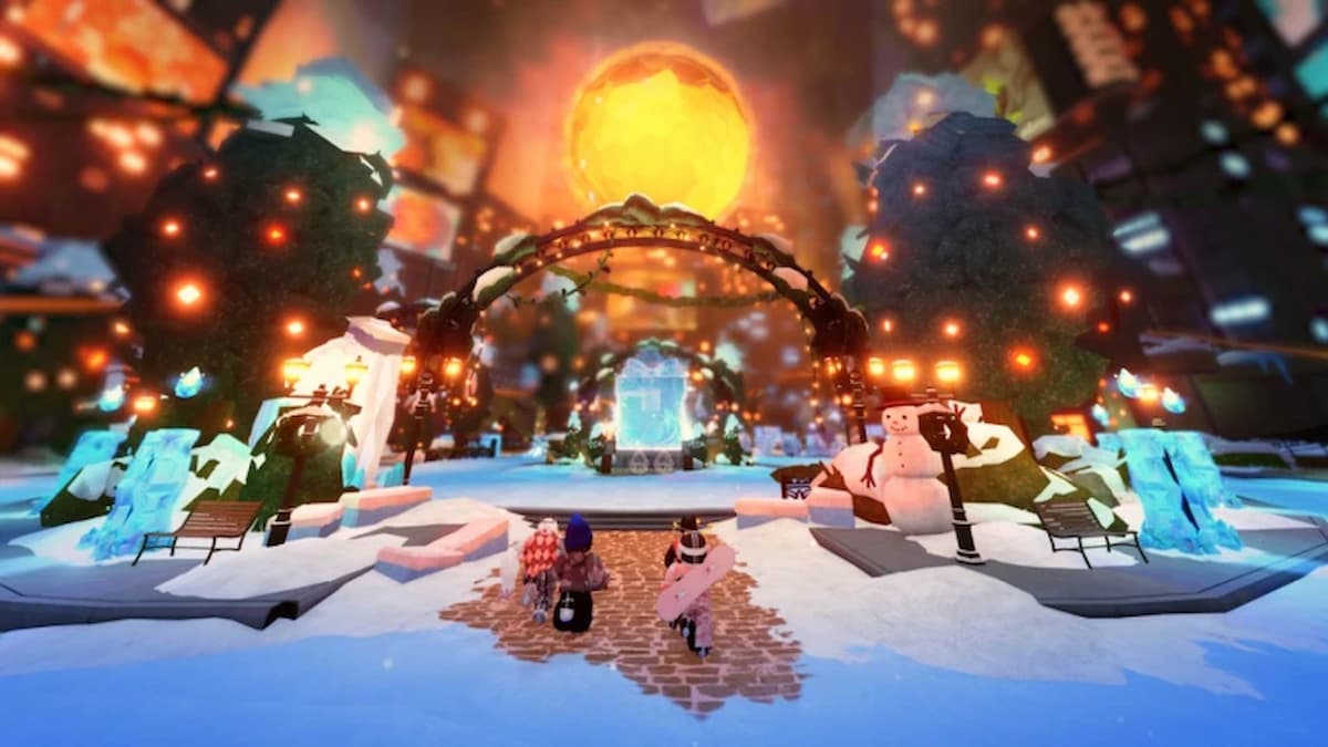 The Central hub area in Winter Spotlight